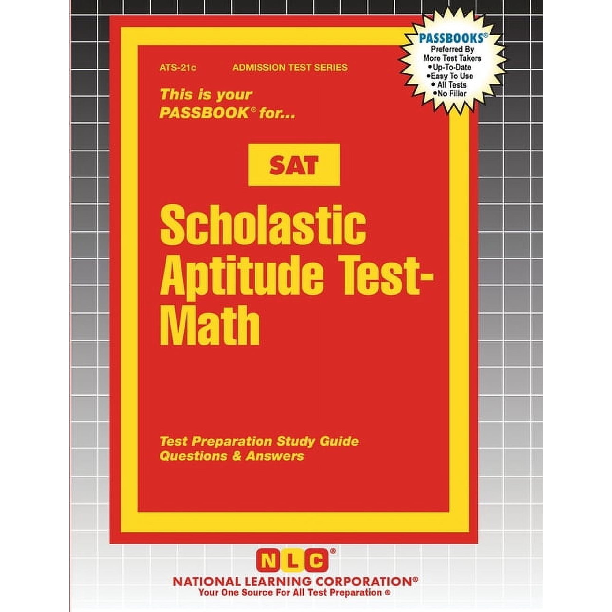 Admission Test Scholastic Aptitude Test (SAT) - Math, Book 21, (Paperback)