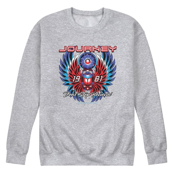 Journey - 1981 Don't Stop Believin' - Men's Crew Fleece Sweatshirt
