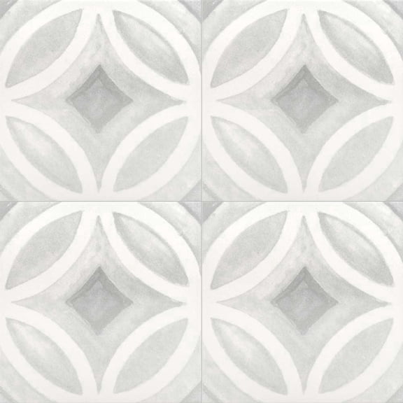 The Tile Life Cadence 6" x 6" Gray Matte Porcelain Floor and Wall Tile, Case of 25
