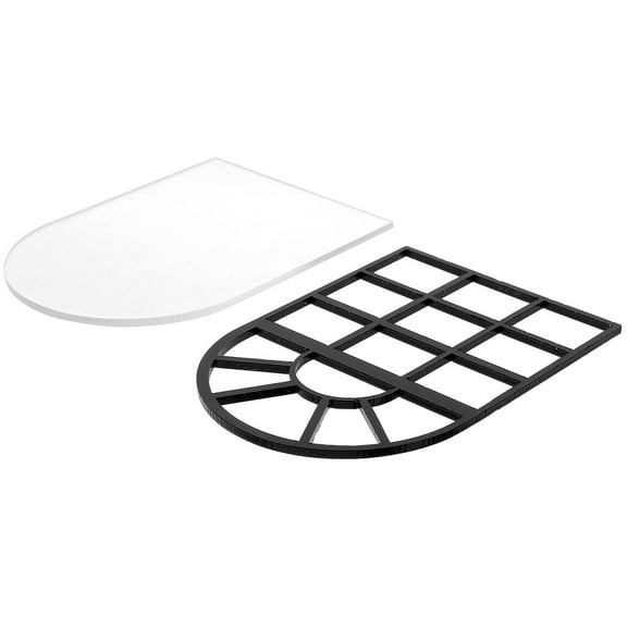 unbranded 2 Pcs DIY Window Model European Style Decor