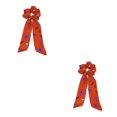 thumbnail image 4 of Tocados vintage Minnieouse para mujeres 142E flor roja 2piezas, 4 of 6