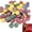 Multi-color-A Type, variant on Tutuviw 100 Pcs 25 mm Christmas Candy Cane Ornaments Fake Peppermint Ornaments Christmas Mini Candy Canes Decor for Xmas Tree Party Decor Miniatures DIY Craft(Pink and White)
