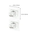 thumbnail image 2 of 4pcs Practical Punch-free Pasting Curtain Rod Clips Home Curtain Rod Holders, 2 of 8