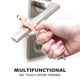 thumbnail image 2 of Llavero con abridor de puerta sin contacto, herramienta de seguridad sin contacto, abridor de puerta antitáctil, función de pantalla táctil, 2 uds., 2 of 8