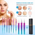thumbnail image 3 of EXLEAF Blackhead Remover Extractor Tool, 10 Pcs Professional Surgical Tool Kit with Metal Case for Quick And Easy Removal of Blackheads, Pimples, Zit Removing, Facial And Nose (Colorful), 3 of 7