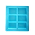 thumbnail image 3 of Gummy Mold Cake Craft Rectangle Soap Silicone Homemade 6-Cavity Mould Making Diy Cake Mould, 3 of 4