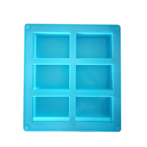 Boutique Kitchen Clearance Cake Craft Rectangle Soap Silicone Homemade 6-Cavity Mould Making DIY Cake Mould