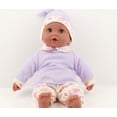 thumbnail image 2 of 15-inch dark-skinned soft rubber blinking BJD doll (with washable hat and jumpsuit), 2 of 4