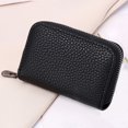 thumbnail image 2 of Stylago Women's Casual Wallet Leather Credit Card Holder Purses with Multiple Slots Portable Shopping Zipper Wallets Black, 2 of 5