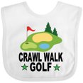 thumbnail image 3 of Inktastic Golfing Crawl Walk Golf Boys or Girls Baby Bib, 3 of 4
