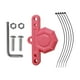 thumbnail image 1 of Funda protectora para soporte de bicicleta portátil con seguimiento de piezas rojo, 1 of 9