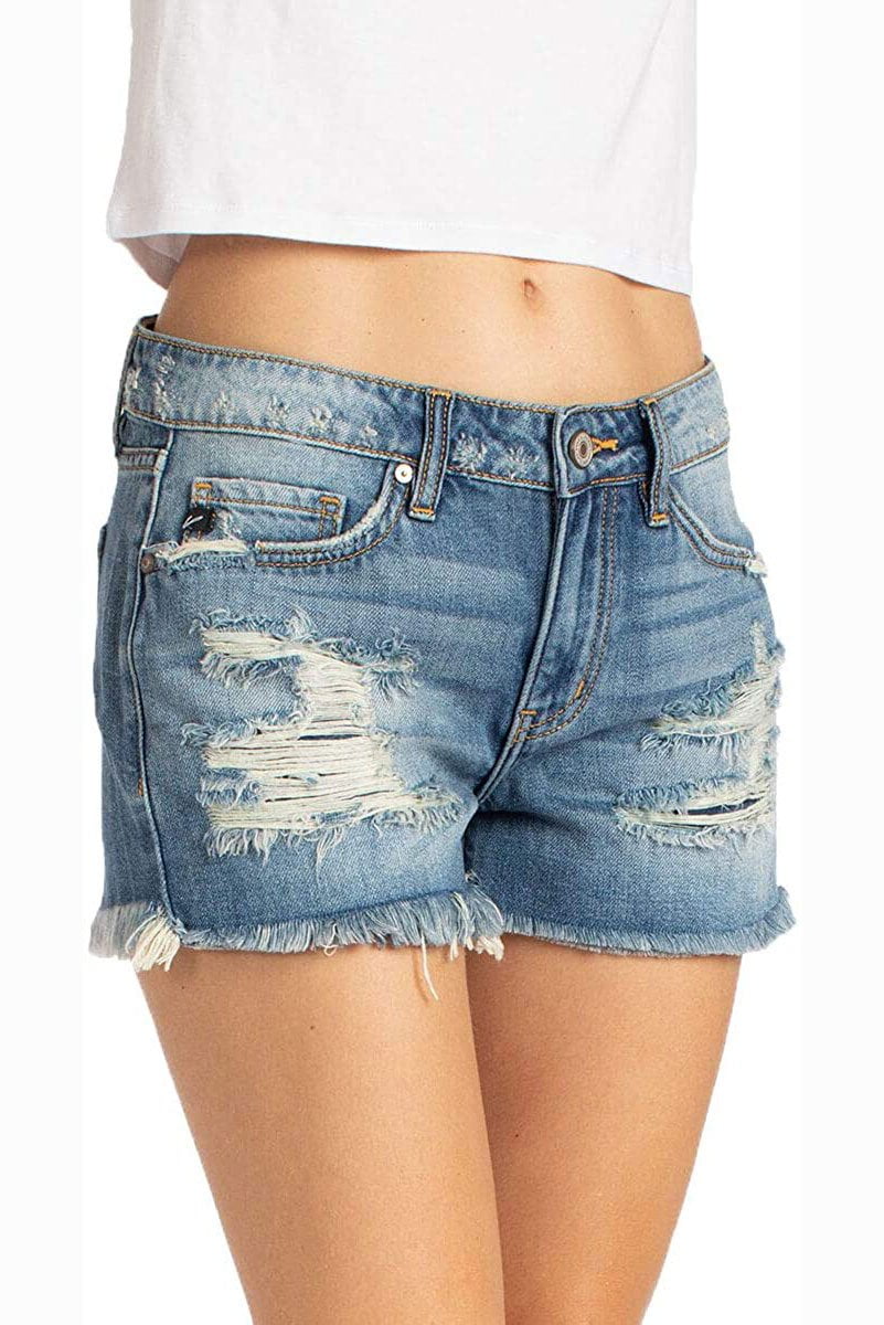 kancan maternity jean shorts