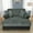 Sage Green, variant on Euroco Modern Chaise Lounge Sofa 65.25" Cloud Chaise Sofa Cozy Plush Sofa Couch with Two Throw Pillows for Living Room, Beige