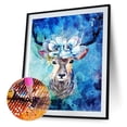 thumbnail image 2 of 5D diamante pintura Animal completo redondo taladro DIY pared arte mosaico Kit hogar imagen Hugtrwg Para estrenar, 2 of 9