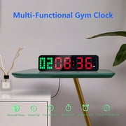 LUCORB Gym Timer Clock, Large Digital Wall Countdown Timer with Remote for Home Workout
