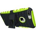 thumbnail image 2 of Nakedcellphone Grenade Grip Series Compatible with iPhone 8 Plus Case, Hybrid Cover with Kickstand Viewing Stand [Lime Green] for Apple iPhone 7 Plus, 2 of 8