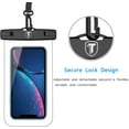 thumbnail image 6 of Waterproof Phone Pouch with Lanyard, [2 Pack] Cell Phone Underwater Dry Bag Case for iPhone 14 13 12 11 Pro Max XS XR 8 7, Samsung Galaxy S23 Ultra S22 S21+ S20 S10 A03S A14 A54 5G A32 A42 A52-Clear, 6 of 9