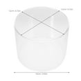 thumbnail image 2 of Transparent Fish Bowl Small Glass Fish Aquarium Desktop Fish Tank Landscaping Tank, 2 of 8