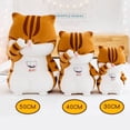 thumbnail image 6 of 12" Plush Waist Cushion Pillow with Face - Soft Emotional Support Stuffed Toy, Cuddly Lower Back Rest for Desk, Chair, Car & Sleep, Cute Home Decor Gift As show, 6 of 9