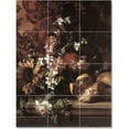 thumbnail image 1 of Ceramic Tile Mural-Jean-Baptiste Monnoyer Flowers Painting 196. 24" w x 32" h using (12) 8 x 8 ceramic tiles, 1 of 3