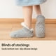 thumbnail image 2 of Qarigey Calcetín grueso de invierno frío de 2 piezas, calcetines suaves, calcetería cómoda, calzado cálido, accesorio para el hogar, la Accesorios de disfraces Gris 35 a 39, 2 of 6