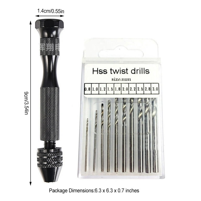 Linyer Micro Drill Bits Manual Tool Kit Woodworking Drilling