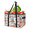 Multicolor 3, variant on Skull Reusable Grocery Bag, Large Foldable Grocery Totes Shopping Bag for Groceries, Black White Skeleton Shopping Bags with Handles for Kitchen Trunk Picnic