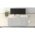 thumbnail image 2 of Floral Computer Mouse Pad, Succulents and Houseplants in Vases Drawn by Hand, Rectangle Non-Slip Rubber Mousepad Large, 31" x 12" Gaming Size, Multicolor, by Ambesonne, 2 of 2