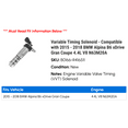 thumbnail image 2 of Variable Timing Solenoid - Compatible with 2015 - 2018 BMW Alpina B6 xDrive Gran Coupe 4.4L V8 N63M20A 2016 2017, 2 of 2
