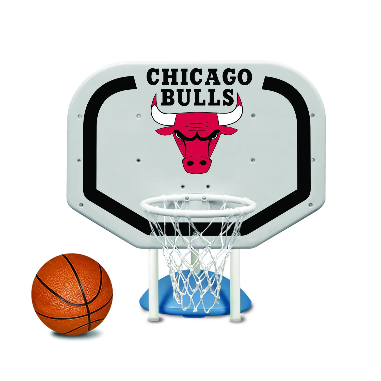 Poolmaster Chicago Bulls NBA Pro Rebounder-Style Poolside Basketball Game