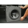 thumbnail image 2 of Scosche SE12KT Build-your-own 12 Inch Subwoofer Stereo Enclosure Gray Carpet, 2 of 6