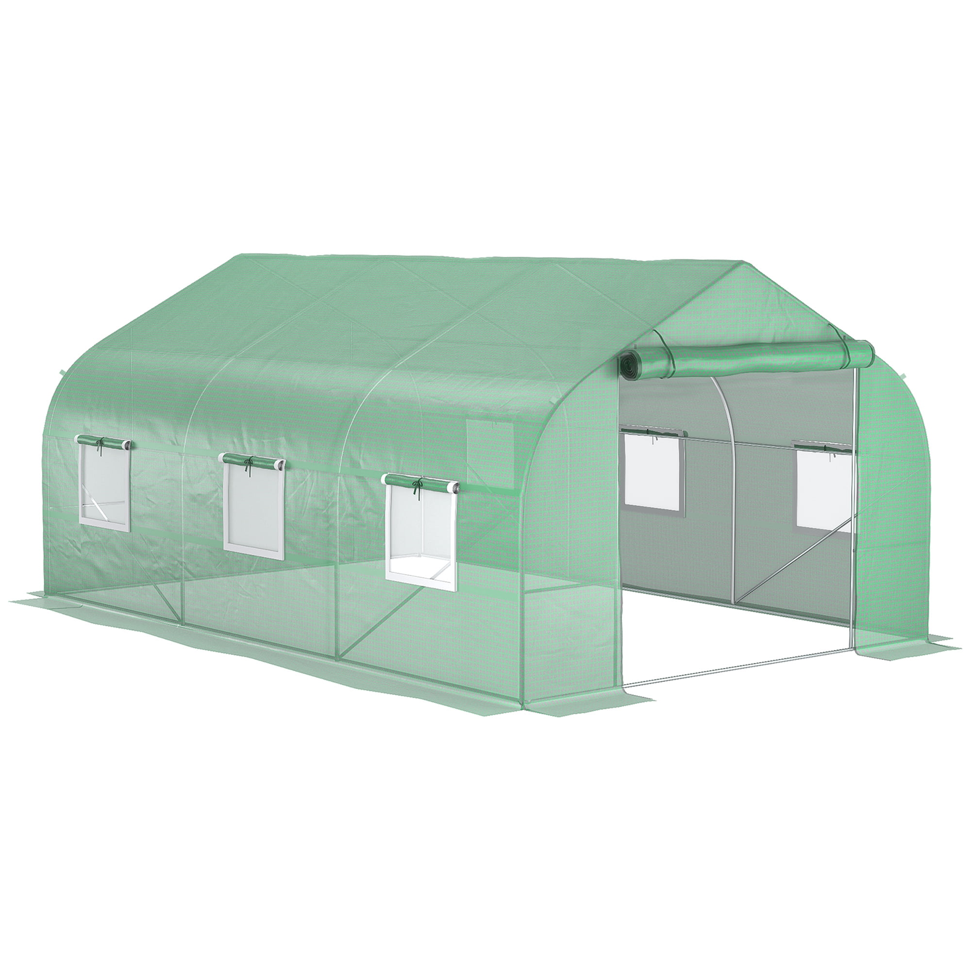 Outsunny 11.5' x 10' x 6.5' Outdoor Walk-In Tunnel Greenhouse Hot House