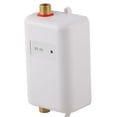 thumbnail image 3 of Calentador de agua instantáneo sin tanque blanco para baño, cocina, uso dual (3800 W), 3 of 14