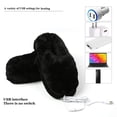 thumbnail image 5 of QISIWOLE USB Heated Slippers Heated Feet Warmer Winter Office Heating Shoes Plug Electric Heating Boots Feet Warm Plush Indoor Comfy Slippers Savings !, 5 of 8