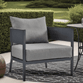 thumbnail image 3 of Menorca Aluminum Outdoor Coffee Table in Dark Gray, 3 of 11