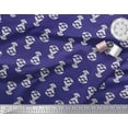 thumbnail image 3 of Soimoi Poly Georgette Fabric Leaves & Floral Block Print Sewing Fabric Yard 42 Inch Wide, 3 of 3