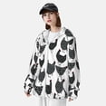 thumbnail image 3 of Balery Retro Rooster Sudadera ligera de manga larga con capucha y protección solar UPF 50+ para hombre y mujer, ideal para pesca y running-XX-Large, 3 of 7