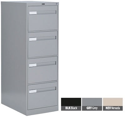 File Cabinet Vertical 2600 Legal 4 Drawer Grey Walmart Canada