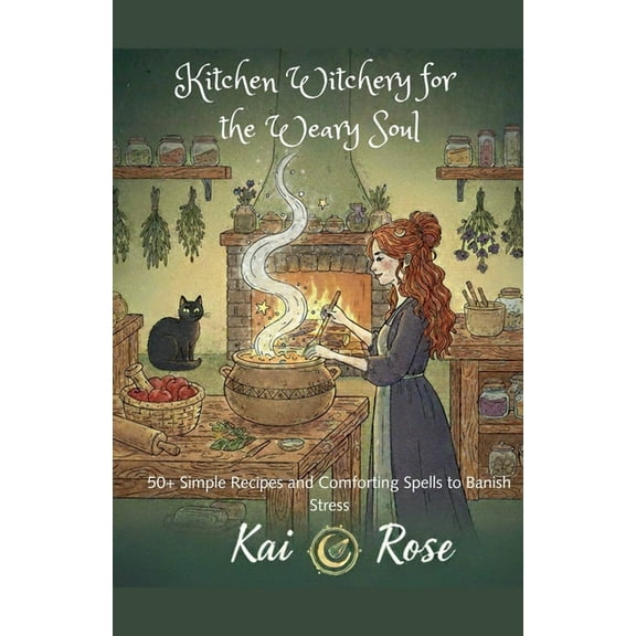 Kitchen Witchery for the Weary Soul: 50  Simple Recipes and Comforting Spells to Banish Stress, (Paperback)