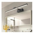 thumbnail image 3 of Matte Black Finish Vanity Light, Modern Black Vanity Light Fixtures with 180° Angle Adjustability, LED Bathroom Vanity Light for Bedroom, Durable Metal, IP44 Waterproof, 3 of 5