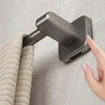 thumbnail image 6 of Mecorevxz Bathroom Towel Bar,40cm Towel Racks for Bathroom Wall Mounted,Heavy Duty Towel Holder Bathroom Accessories Modern Home Decor, Matte Black Finished, 6 of 8
