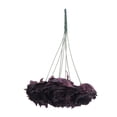 thumbnail image 2 of Ramo de rosas artificiales de 7 cabezas, aspecto real, color negro, ideal para bodas, fiestas y festivales (sin hojas)., 2 of 6
