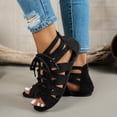 thumbnail image 5 of DIVVce Lace Up Gladiator Sandals For Women Open Toe Comfortable Non Slip Casual Footwear, 5 of 8