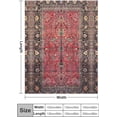 thumbnail image 4 of Antique Persian Red Rug Flannel Fleece Throw Blankets 50"X40" Lightweight Fluffy Winter Fall Blanket Cozy Soft Fuzzy Plush Home Decor for Couch Bed Sofa Bedroom Living Room Travel, 4 of 6