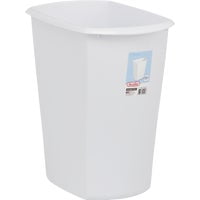 Sterilite Corp. Sterilite White Rectangular Wastebasket
