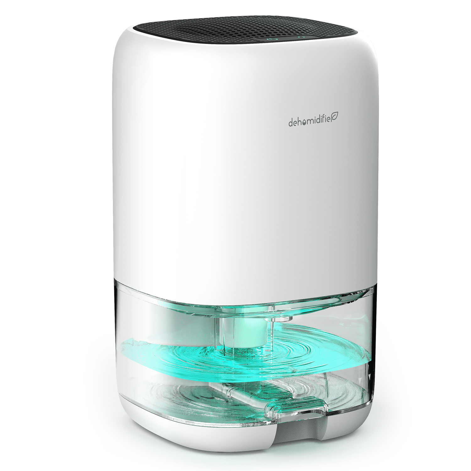 Kloudic 1L Portable and Quiet Dehumidifiers 260 Sq Ft White CS01