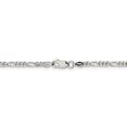 thumbnail image 3 of 925 Sterling Silver 2.85mm Figaro Chain Necklace Pendant Charm, 3 of 9