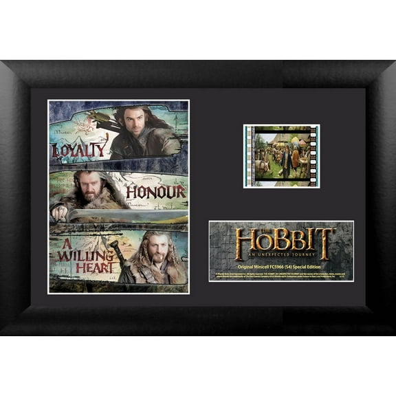 THE HOBBIT: AN UNEXPECTED JOURNEY (S4) Minicell FilmCells Framed Desktop Presentation