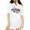 White, variant on Cozymy Women's White Feeling Lucky T-Shirts Retro Y2K Casino Dice and Cards Print Short Sleeve Tops