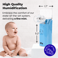 thumbnail image 6 of Portable Ultrasonic Breathing System, Humidify any liquid, with Rechargeable Battery & Whisper quiet for Home and Travel, 6 of 8
